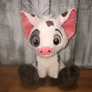 Disney Moana Pua Pig Big Feet Plush Parks Exclusive Stuffed 11" Pink Ears